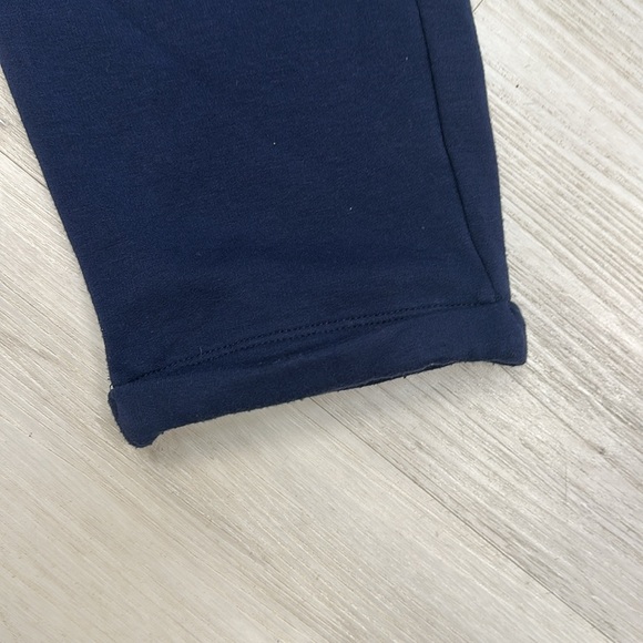 Anthropologie Saturday Sunday Off The Shoulder Jumpsuit Navy Blue Size L - Picture 4 of 11